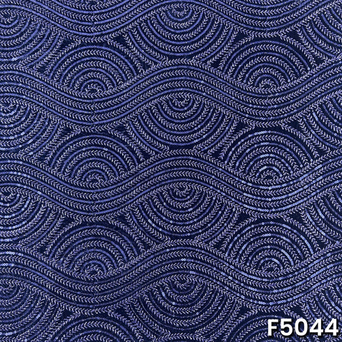 Zari Sequins Embroidered Velvet Fabric-F5044